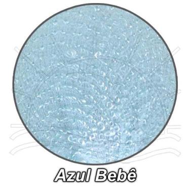 Imagem de Meia de Seda Bouclê para Artesanato - Oriental Meia de Seda, AZUL BEBÊ