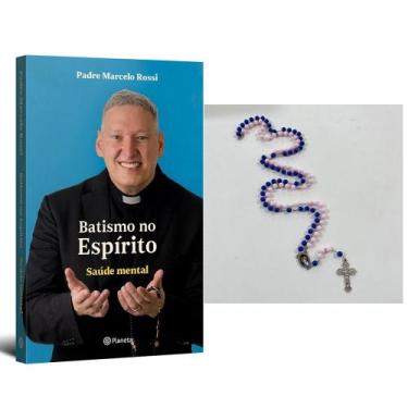 Imagem de Kit Livro Batismo no Espírito, Padre Marcelo Rossi + Terço do Casal 8m