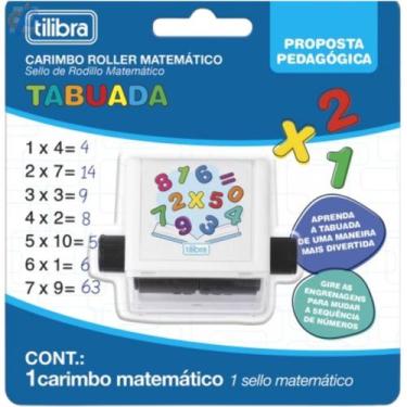 Imagem de Carimbo Roller Matematico Tabuada - Tilibra