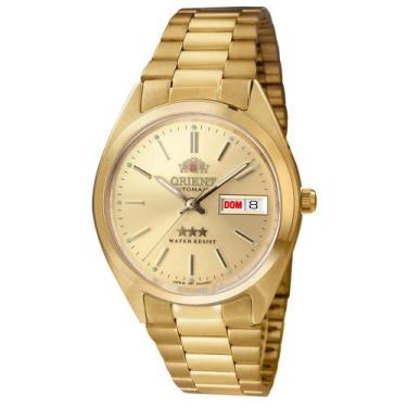 Imagem de Relógio Orient Masculino Ref: 469wc2nh C1kx Automático Dourado