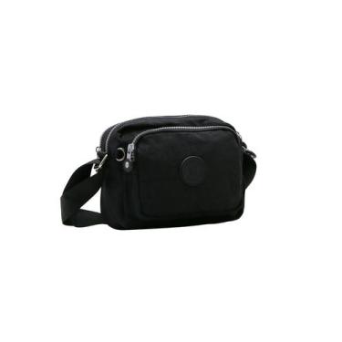 Imagem de Bolsa Feminina Crinkle Pequena Republic Vix By Chenson CG32231, Preto