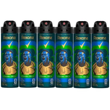 Imagem de Kit Desodorante Aerosol Rexona Xtracool 150ml - 6 Unidades