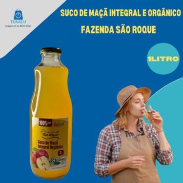 Imagem de Suco de maça Integral Orgânico - 1 Litro São Roque