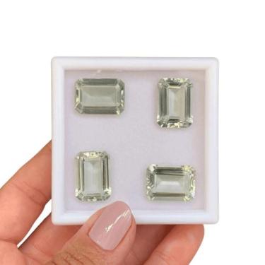 Imagem de 4ø Prasiolita EmeraldCut 50,43ct - SP GEMAS