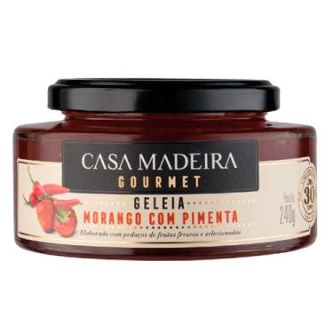 Imagem de Geleia Casa Madeira Morango com Pimenta 240g