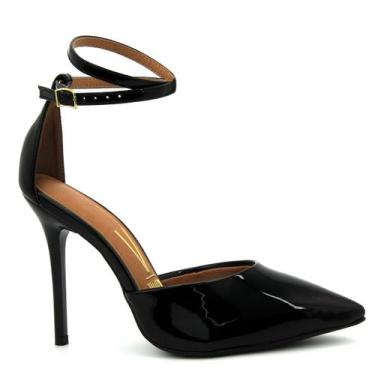 Imagem de Scarpin Vizzano 1421.102 Sapato Salto Alto Fino Festa Feminino, 37, Pr