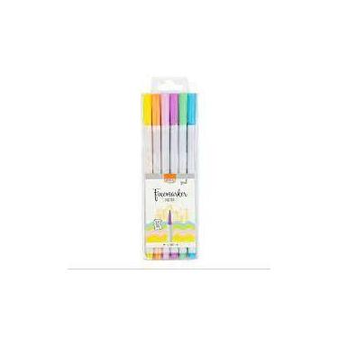 Imagem de Caneta hidrográfica finemarker tons pastéis 1.0mm - 6 unidades - BRW