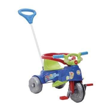 Imagem de Triciclo Tate Tico Velotrol Infantil Calesita Azul, Azul, Único