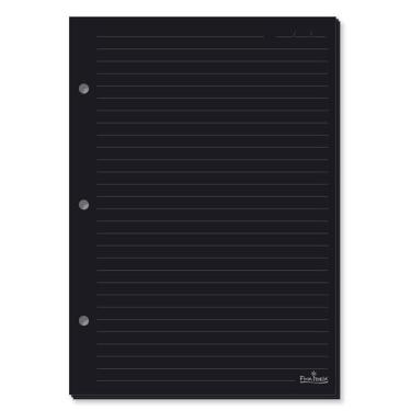 Imagem de Refil Preto Pautado Caderno argolado - 30 fls. - Fina Ideia