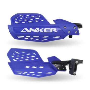 Imagem de Protetor Mão Anker Armour Aberto Trilha Motocross, Azul