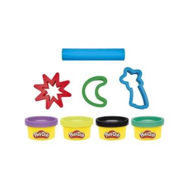 Imagem de Play Doh Caixa com 4 Massinhas e Acessórios - Mattel