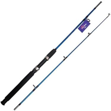Imagem de Vara de pesca 1,65m maciça molinete suporta 12-25lb 2 partes - Sahara