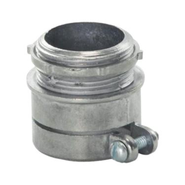 Imagem de Conector Reto Tipo Box CRA-15 Conexão para Eletrodutos Rígidos Linha Profissional Alumínio Wetzel E001040030