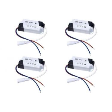 Imagem de Kit C/4 - Driver Reator Fonte para Led Com Conector 36W A... - ASANTOS