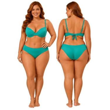 Imagem de Biquíni Feminino Plus Size de Aro Sem Bojo Com Calcinha BomBom e Fio D