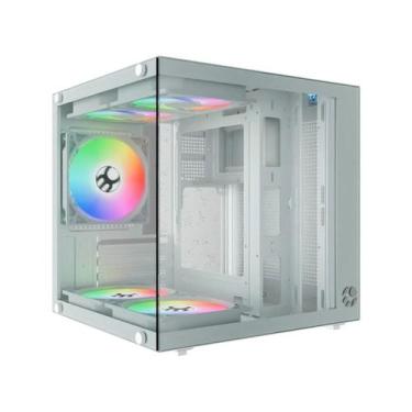 Imagem de Gabinete Gamer Bluecase LIFE PRO, Mini Tower, Lateral Vidro, mATX, Sem