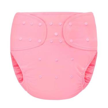 Imagem de Capa para Fralda Adulto Littleforbig Impermeável Ajustável Rosa