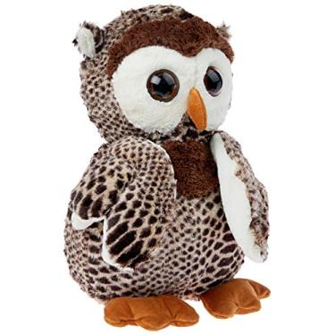 Imagem de Coruja em Pé com Asas Abertas, Foffylandia, Pintas Pretas