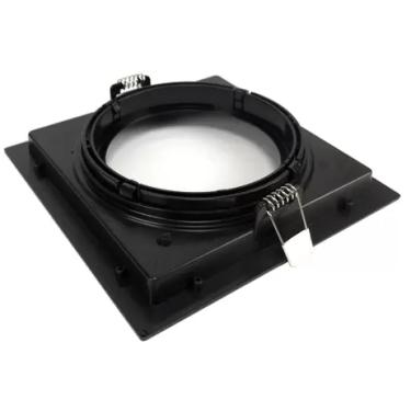 Imagem de Spot Dicroica Embutido Recuado Quadrado P/1 Ar111 Abs PT Ref.SE-330.1068 - Save Energy Save Energy