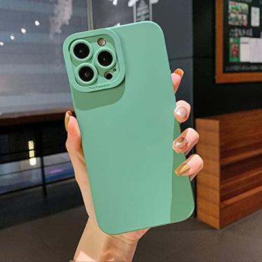 Imagem de Capa de telefone macia de cor sólida doce para Samsung Galaxy M32 A13 M52 5G A32 A72 A52 A22 4G A71 A51 A21s A02 A02S A03S Capa de silicone, verde, para A50