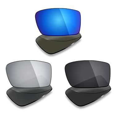 Imagem de 3 pares de lentes polarizadas de substituição Mryok para óculos de sol Oakley Gascan – Opções