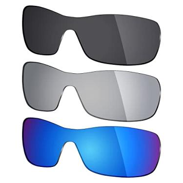Imagem de 3 pares de lentes polarizadas de substituição Mryok para óculos de sol Oakley Antix – Opções