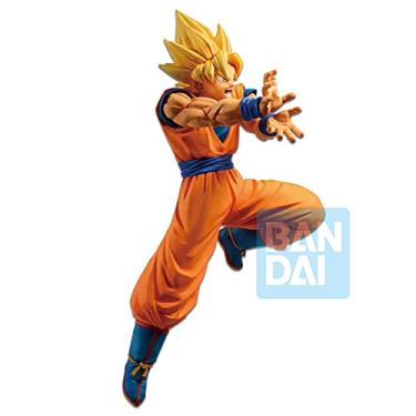 Imagem de Banpresto Dragon Ball Z The Android Battle with Dragon Ball Fighterz Super Saiyan Son Goku Figure, Multicolor