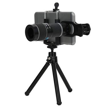 Imagem de Telescópio monocular hd, micro monocular portátil 18x mini telescópio monocular de visão noturna, foco variável para concerto/acampamento ao ar livre/caça/observação de pássaros, com tripé de mesa de