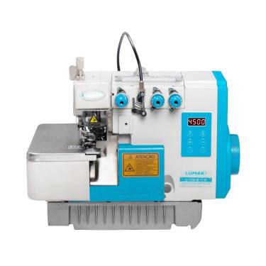 Imagem de Máquina Costura Industrial Overlock Embutidor Correntinha LU737DS-BK-TZ-SU - Lumak
