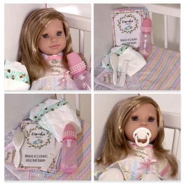 Bebe Reborn Realista Barata Baby Alive 52 cm Adora Princesa na Americanas  Empresas