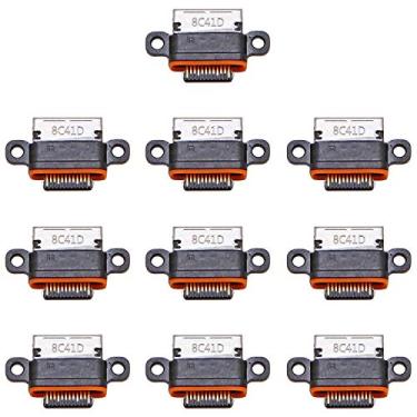 Imagem de HONGYAN Peças de substituição de telefone celular Conector de porta de carregamento de 10 PCS para Huawei P30 Pro Acessórios telefônicos
