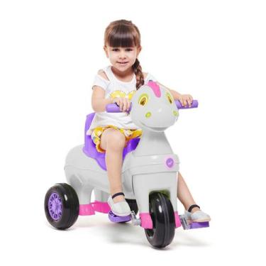 Imagem de Triciclo Infantil Com Empurrador E Protetor 1-3 Anos Didino Ii Calesit