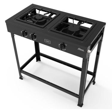 Imagem de Fogão Industrial a Gás Realce Atena 2 Queimadores Preto 23430