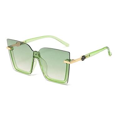 Imagem de Óculos de sol sem armação Ocean Piece Multicolor Personality Trend Óculos de Sol Masculino e Feminino Óculos de Sol, 4, Tamanho Único