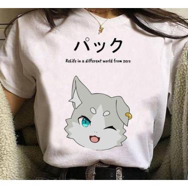 Imagem de Camiseta Anime Re:Zero Rezero Pack Gato - Hippo Pre