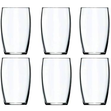 Imagem de Conjunto 6 Copos de Vidro para Água Suco e Refrigerante Prosa Nadir Figueiredo 300ml Transparente