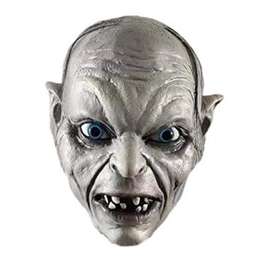 Imagem de Gollum Máscara de Senhor Anéis, fantasia de Halloween, máscaras de festa, palhaço do mal assustador, máscaras de terror