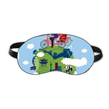 Imagem de Capa de sombra noturna macia para dormir arte de parede chinesa The Great Wall Art