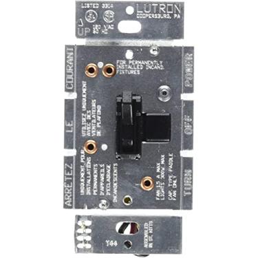Imagem de Lutron Toggler Fan Control, Single-Pole, AYFSQ-F-BL,Black