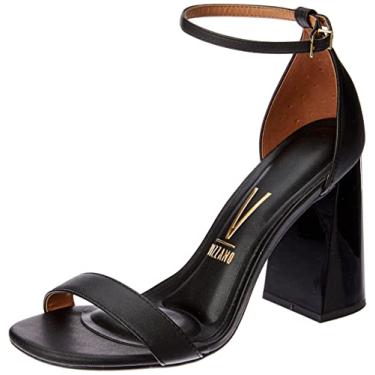 Imagem de Sandália Vizzano Salto Grosso Feminino, Lisa Preto, 39