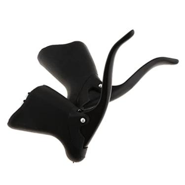 Imagem de Tongina 1 Par Liga De Alumínio Alavanca De Freio De Bicicleta De Estrada Fixie Alça De Freio De Bicicleta Preto