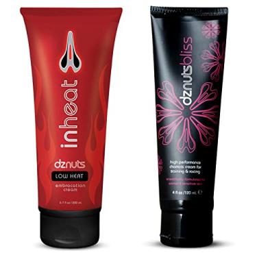 Imagem de dznuts - Creme feminino Bliss Chamois com creme de embrocação InHeat para clima frio (baixa temperatura)