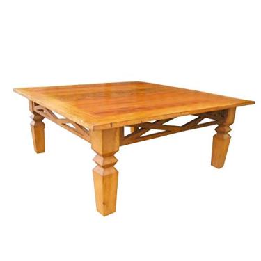Imagem de Mesa de Centro Rústica Beauty em Madeira de Demolição - Cód 1207