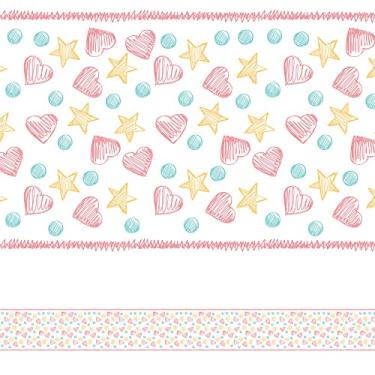 Imagem de Faixa Adesiva Infantil Coração 5mx10cm