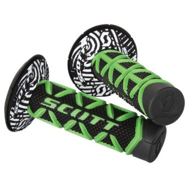 Imagem de Scott Sports 219626-1089 Verde/Preto Diamante Motocicleta Grips