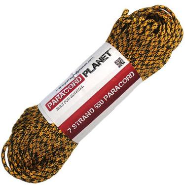Imagem de Paracord Planet 250 kg Segurança Tipo III Paracord comercial cores sortidas (texugo de mel, 50 pés)