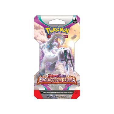 Imagem de Booster Pokémon Escarlate E Violeta 2 Evolução Em Paldea - 6 Cartas Copag