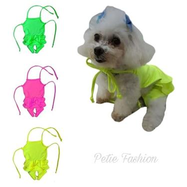 Imagem de Maiô Pet Neon, maiô para cães e gatos (PP, Verde)