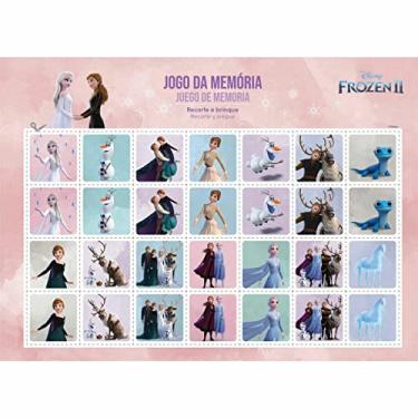 Imagem de Kit de Cadernos de Desenho, Jandaia, Capa Dura, Frozen II, 80 Folhas, Pacote com 4