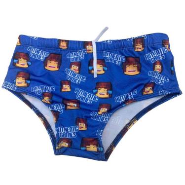 Imagem de Sunga Infantil Uv Authentic Games Proteção Solar Natação